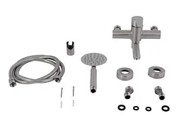 Змішувач для ванни Brinex Pure 006 Nickel BRIPUR006NKL - мініатюра 5