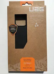 Чохол протиударний UAG Outback 112365114040 (Original) для iPhone 12 Pro Max (6.7") Black - мініатюра 9