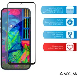 Скло захисне ACCLAB Full Glue Xiaomi Redmi Note 10 Lite Black (1283126517938) - мініатюра 5