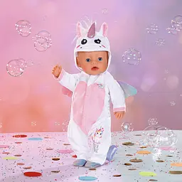 Одяг для ляльки Baby Born Комбінезон єдинорога 43 см (832936) - мініатюра 4