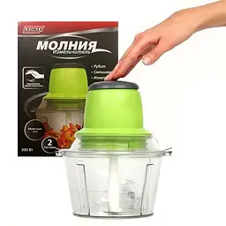 Мощный, компактный, быстрый Блендер с двухъярусным лезвием Молния - мініатюра 7