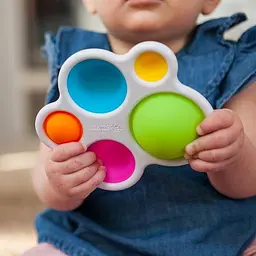 Прорізувач та тактильна іграшка Fat Brain Toys dimpl Натисни на кулю (F192ML) - мініатюра 2