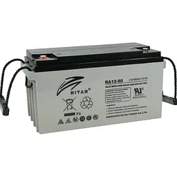 Акумулятор Ritar AGM DC12-80, Gray Case, (12V 80Ah) - мініатюра 2