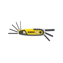 Ключі шестигранні HEX1.5-8мм складаються в корпус набір 8шт DeWALT hoz0012931 - мініатюра 2