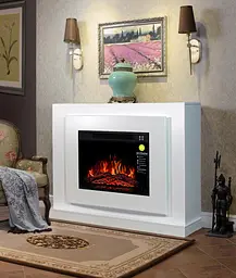 Камінокомплект ArtiFlame LUCCA AF23S БІЛИЙ Б'ЯНКО зі звуком - мініатюра 6