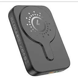 Зовнішній акумулятор Hoco J117 Esteem MagSafe 5000mAh 20W Black [103295] - мініатюра 2