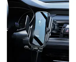 Автотримач із бездротовою зарядкою HOCO CA202 Акумулятор 90 mAh для повітроводу - мініатюра 6