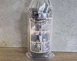Плед-покривало Koloco королівський шарпей 1-149 смужка 4 см 200х230 графіт - мініатюра 8