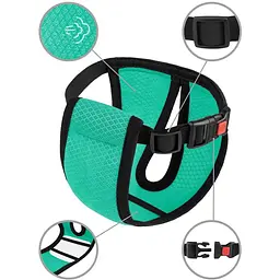 Труси гігієнічні для собак Bronzedog Mesh, розмір L, 26-35х19,5 см, ментолові - мініатюра 5