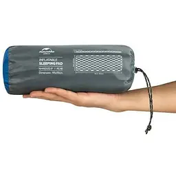 Килимок надувний Naturehike FC-10 NH19Z032-P 65 мм блакитний - мініатюра 2