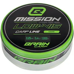 Волосінь Brain Mission Carp Line (Camo) 1000m 0.25mm 5.4kg - мініатюра 2