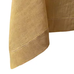 Скатертина з льону Lotus Home - Benna mango 170x250 - мініатюра 4