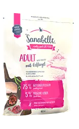 Сухий корм Sanabelle Adult with poultry для дорослих кішок з домашнім птахом 400 г