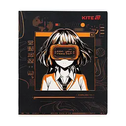 Зошит Kite Anime, 24 аркуші, клітинка (K25-238-1), в асортименті - мініатюра 8