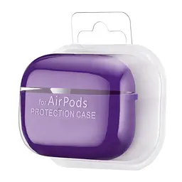 Чохол Silicone Case 2,5mm with microfiber for AirPods Pro Purple - мініатюра 2