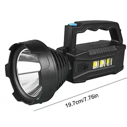 Універсальний LED ліхтар 8809T з COB панеллю та сонячною зарядкою ∙ Світлодіодний ліхтар 8809T - мініатюра 4