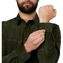 Сорочка Harkila Kaldfjord corduroy check shirt XXL Willow green - мініатюра 3