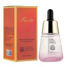 Сироватка для обличчя Jigott Facis Pearl Essence Ampoule, з перловим екстрактом, 35 мл - мініатюра 2