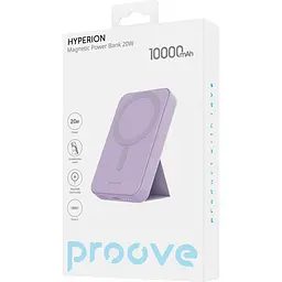 Зовнішній акумулятор Proove Hyperion 10000mAh 20W Purple [PBHP15020009] [104207] - мініатюра 3