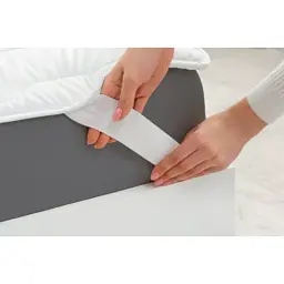 Наматрацник MirSon Eco Light №1712 EcoSilk Air-Soft звичайний на резинці по кутах White 180x200 см (2200002888349) - мініатюра 4