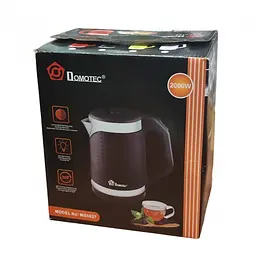 Електричний чайник дисковий жовтий 2 літри Domotec MS-5027 2000W - мініатюра 5