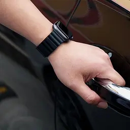 Ремінець силіконовий Hoco iWatch WA07 magnetic 38/40/41 mm чорний - мініатюра 2