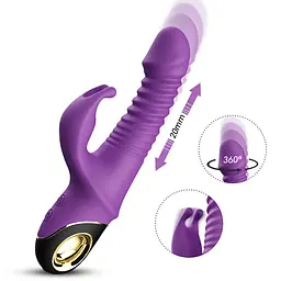Вібратор-кролик B - Series Joy Zing 22.7 см (рожевий) - мініатюра 6