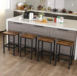 Барний стілець Leobert Corner 2 штуки в стилі Loft - мініатюра 5
