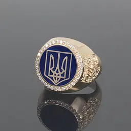 Чоловіча печатка з жовтого золота 21.5 MK-0015