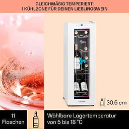 Винний холодильник Klarstein Shiraz 12 Slim Uno 32 (10040213) - мініатюра 4