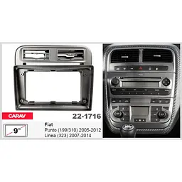 Перехідна рамка Fiat Punto, Linea Carav 22-1716 - мініатюра 6