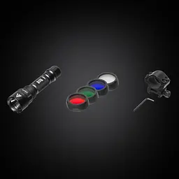 Ліхтар Mactronic тактичний Black Eye 650 (650 Lm) Recharg Type-C Gun Mount RGB Kit (L-MX532L-RC/SET3) (DAS303694) - мініатюра 9