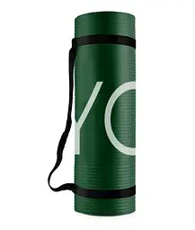Килимок для йоги та фітнесу PowerPlay 4151 NBR Performance Mat Зелений (183x61x1.5) (PP_4151_Green) - мініатюра 2