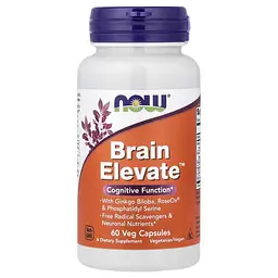 Холін (В-4) Brain Elevate 60 капсул NOW vit0004766