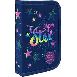 Пенал на блискавці пустий CoolPack Clipper Stars з органайзером для ручок 20x14x3 см (F076960)