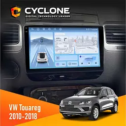 Штатна магнітола Volkswagen Touareg 2010-2018 Cyclone C9-012 4x64, DSP, 4G Cyclone (НФ-00008074)