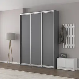 Шафа-купе Idea серія 3 180 x 45 x 240 см Антрацит
