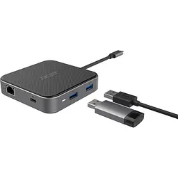 USB-Хаб Acer 7-in-1, 8K, HDMI, DP, 2xUSB3.2, USB-C, RJ45, 3.5mm AP (HP.DSCAB.013) - мініатюра 3