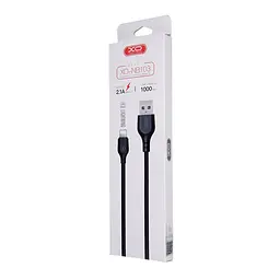Кабель XO NB103 USB-Lightning (M/M), 2.1A 1м Black (6920680862702)