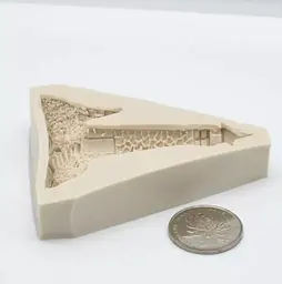 Молд кондитерський Маяк 82 x 70 мм сірий - мініатюра 4