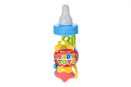 Набір брязкальця у прозорій колбі у формі пляшечки Baby Toys 997-63A р.26,5x10x10 см YG Toys - мініатюра 5