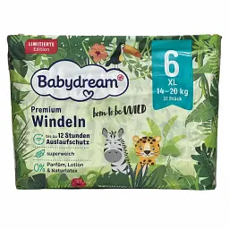 Підгузки Babydream Premium 6 (14-20 кг), 32 шт