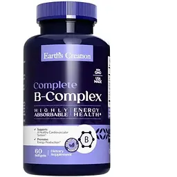 Вітаміни Earths Creation Vitamin B Complex 60 софт гель (1091-817 488)