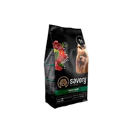 Сухий корм Savory Small Сейвори для собак гурманів малих порід, зі свіжим ягням, 1 кг (арт.30310)
