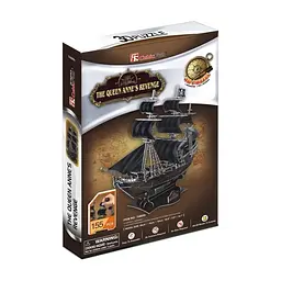 Пазл Cubic Fun 3D Корабль Черной Бороды Месть Королевы Анны (T4005h)