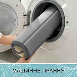 Сучасний килимок для ванної Aquarius з ефектом пам'яті U-подібний контурний 50 х 50 см Сірий у смужку - мініатюра 6