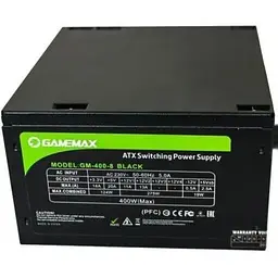Блок живлення Gamemax (GM-400-8CM Black)
