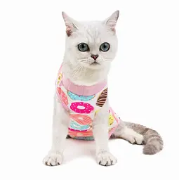 Одяг для котів після операції Longnew Pet Donut - мініатюра 2