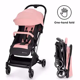 Прогулянкова коляска Kinderkraft Indy Pink - мініатюра 2