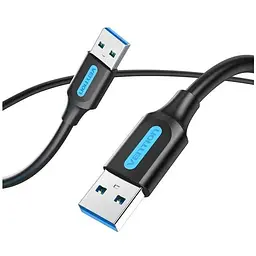 Дата кабель USB 3.0 AM/AM 3.0m black Vention (CONBI)